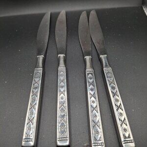 Oneida Lisbon Distinction Stainless Butter Knives Set Of 4 No Black Offset